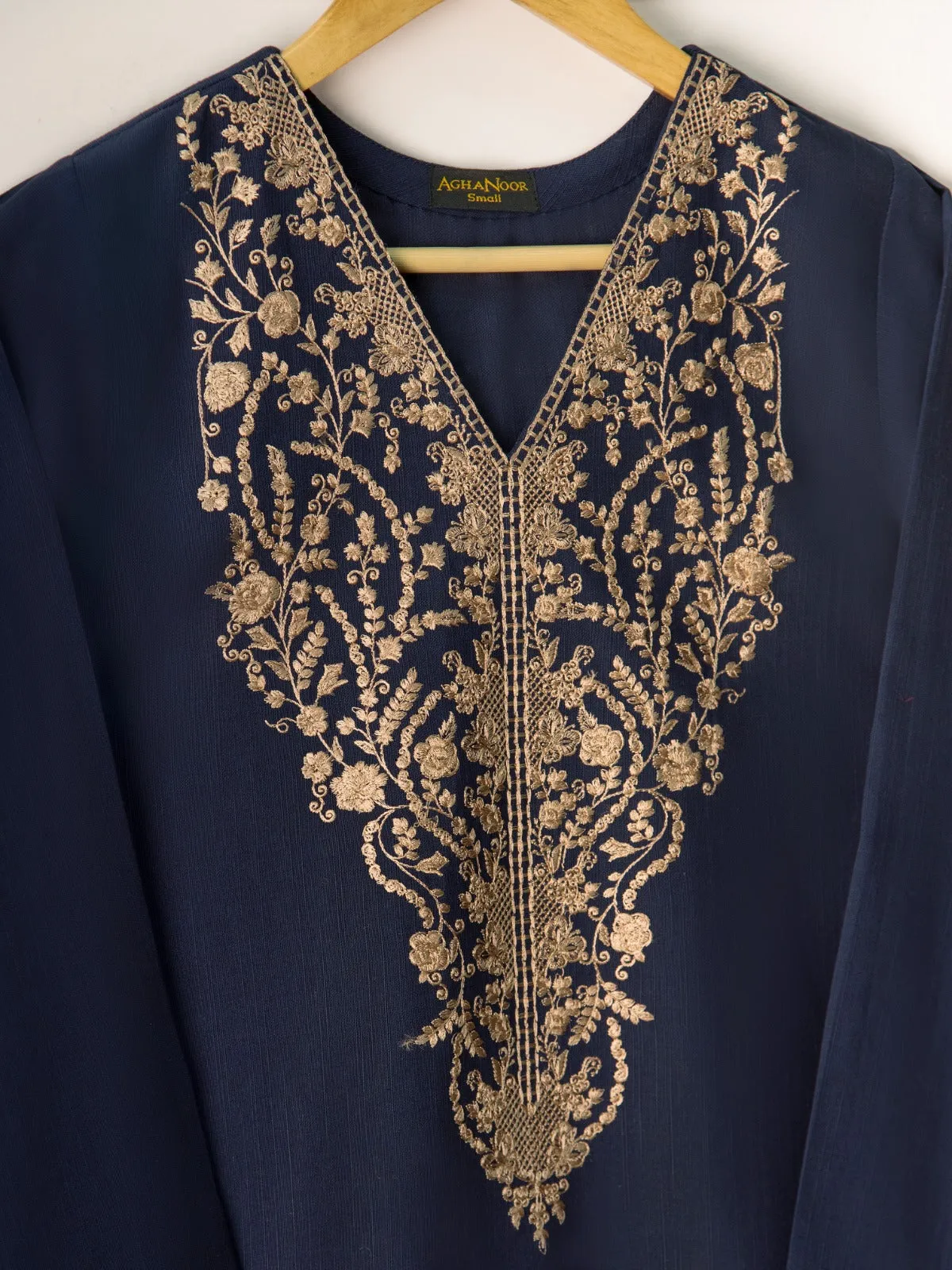 2 Piece - Embroidered Khaddar Suit S110697