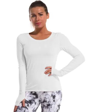 Athlete Long Sleeve Tops lightgray_Plus Size