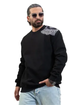 Back Printed Sweatshirt – Winter Fleece Fabric, Comfortable Fit