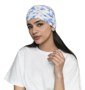 Beautifull Bamboo Viscose Printed Cap With Rouched Band For Women (HS 119Printed)
