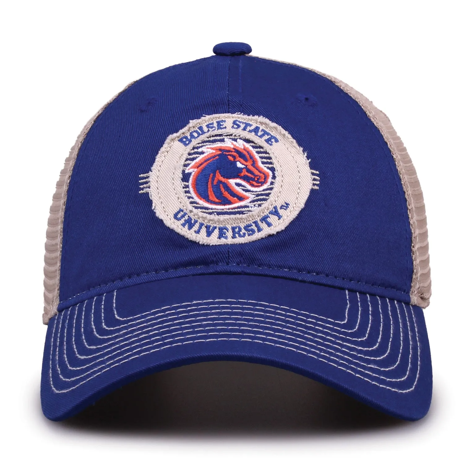 Boise State Trucker Hat Circle Design