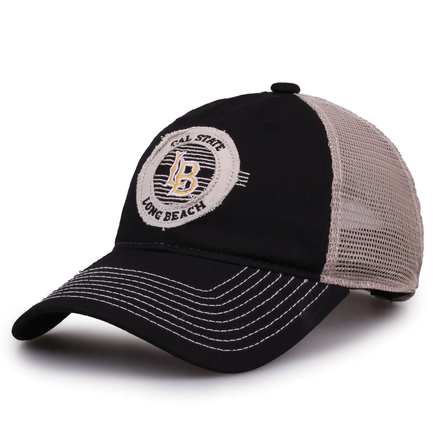Cal State-Long Beach Trucker Hat Circle Design