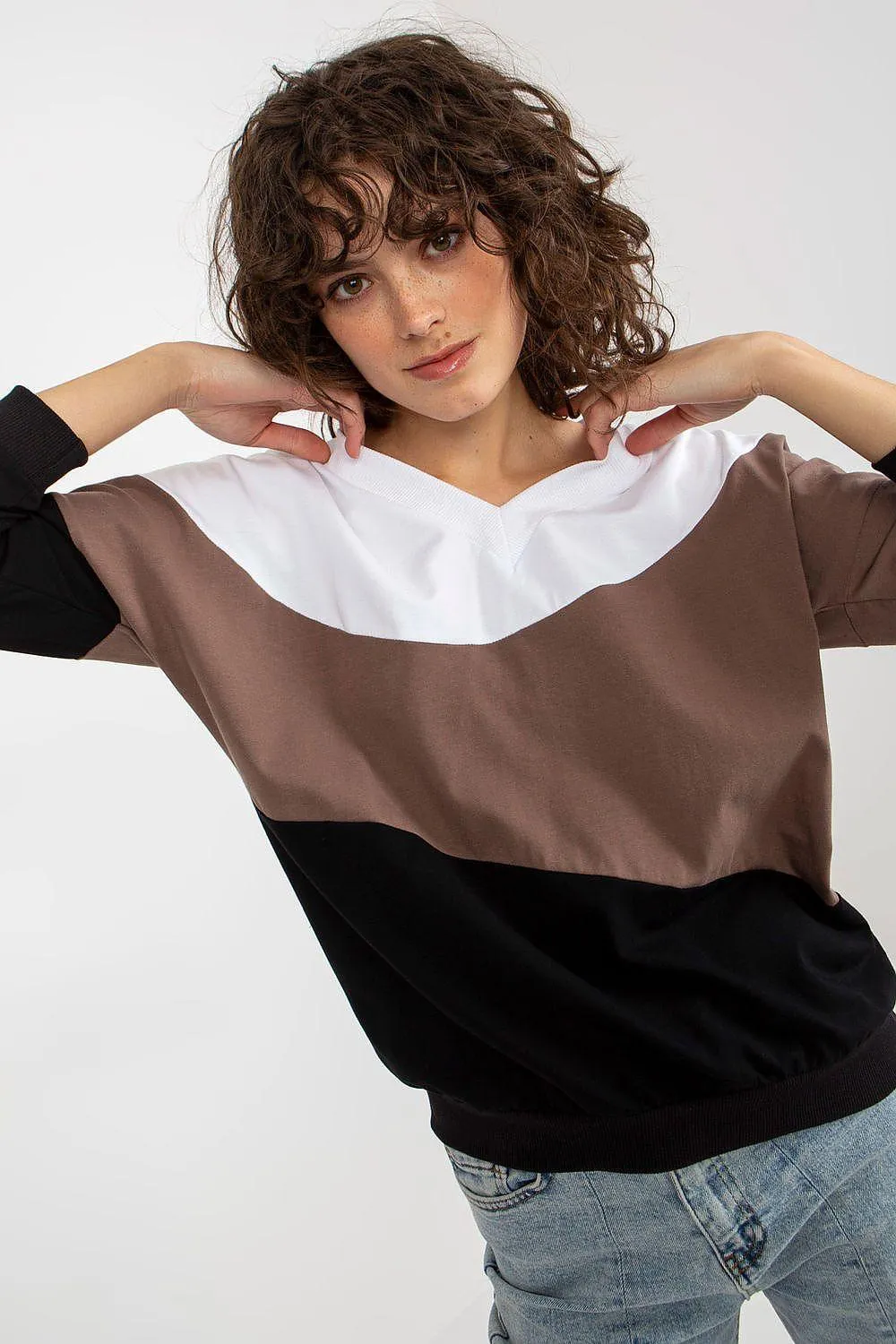 Chic Heart Cutout Sweatshirt for Women