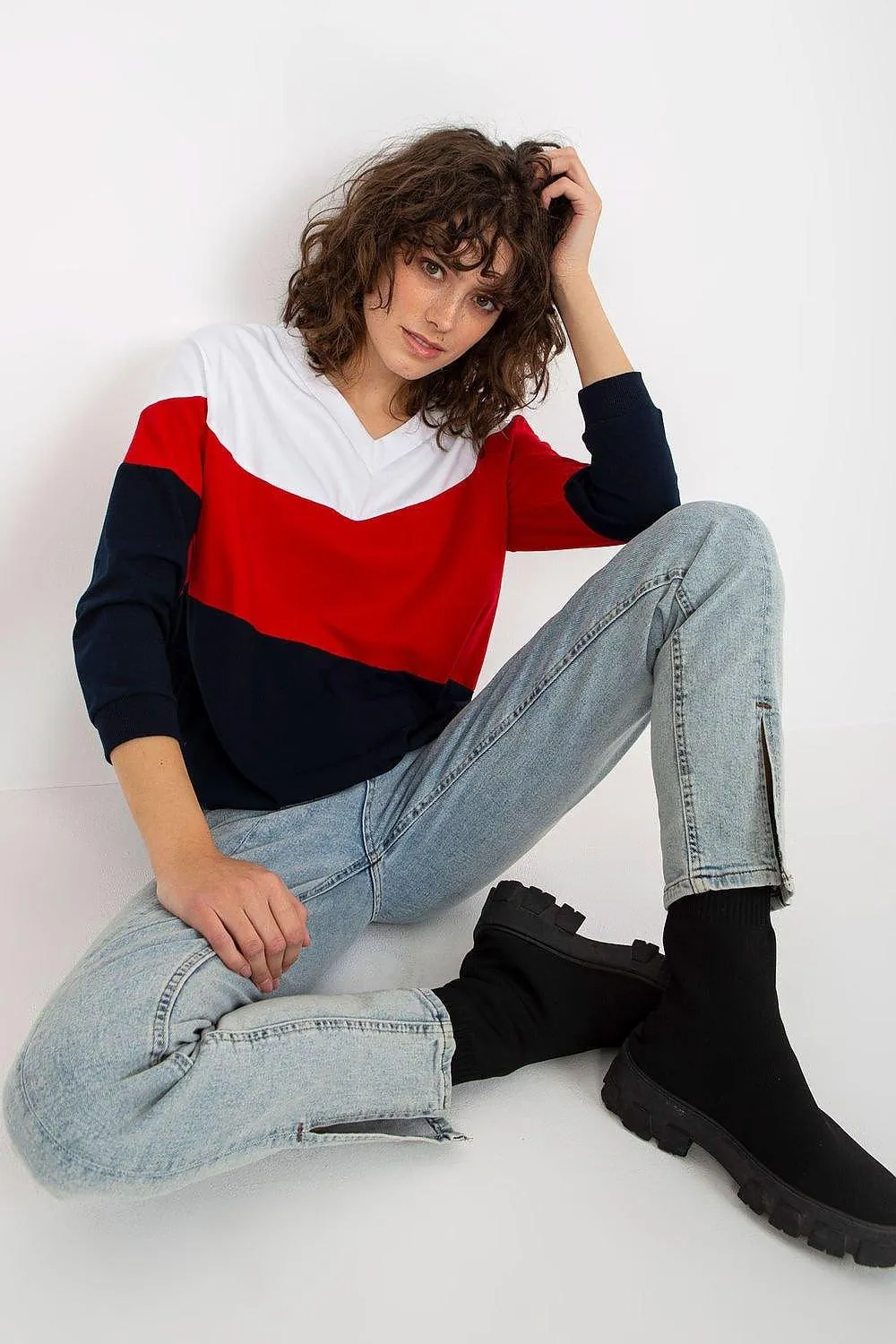 Chic Heart Cutout Sweatshirt for Women