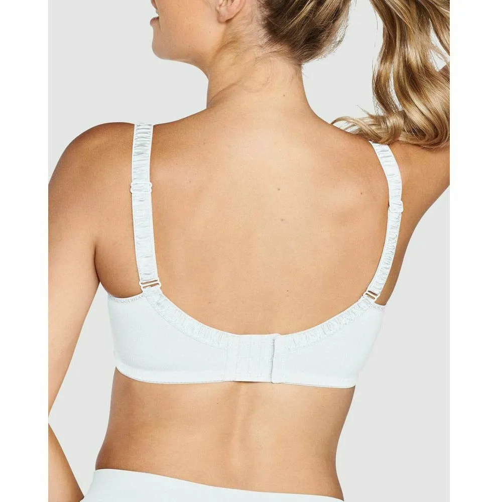 Comfort Strap Moulded Wirefree Cotton Bra
