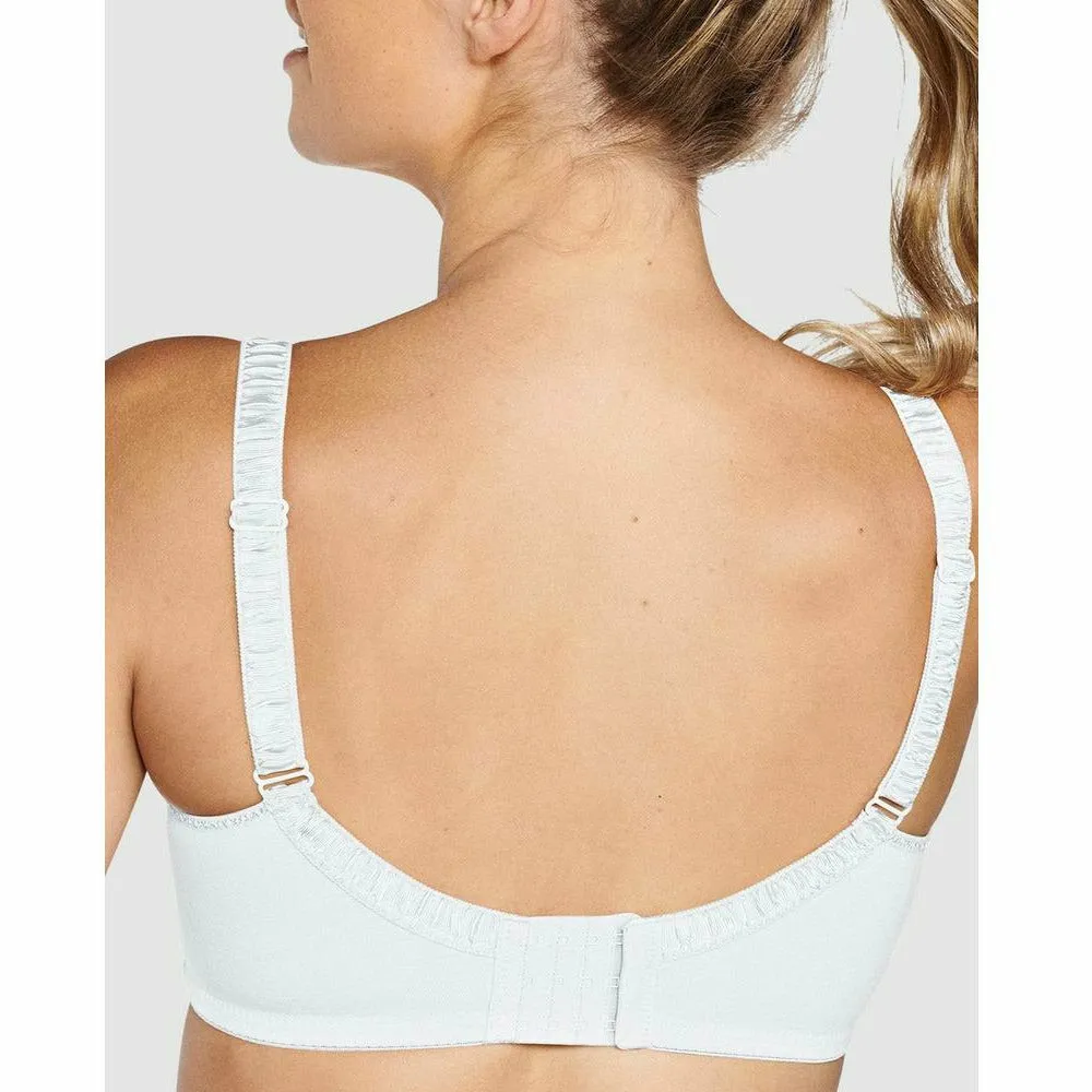 Comfort Strap Moulded Wirefree Cotton Bra