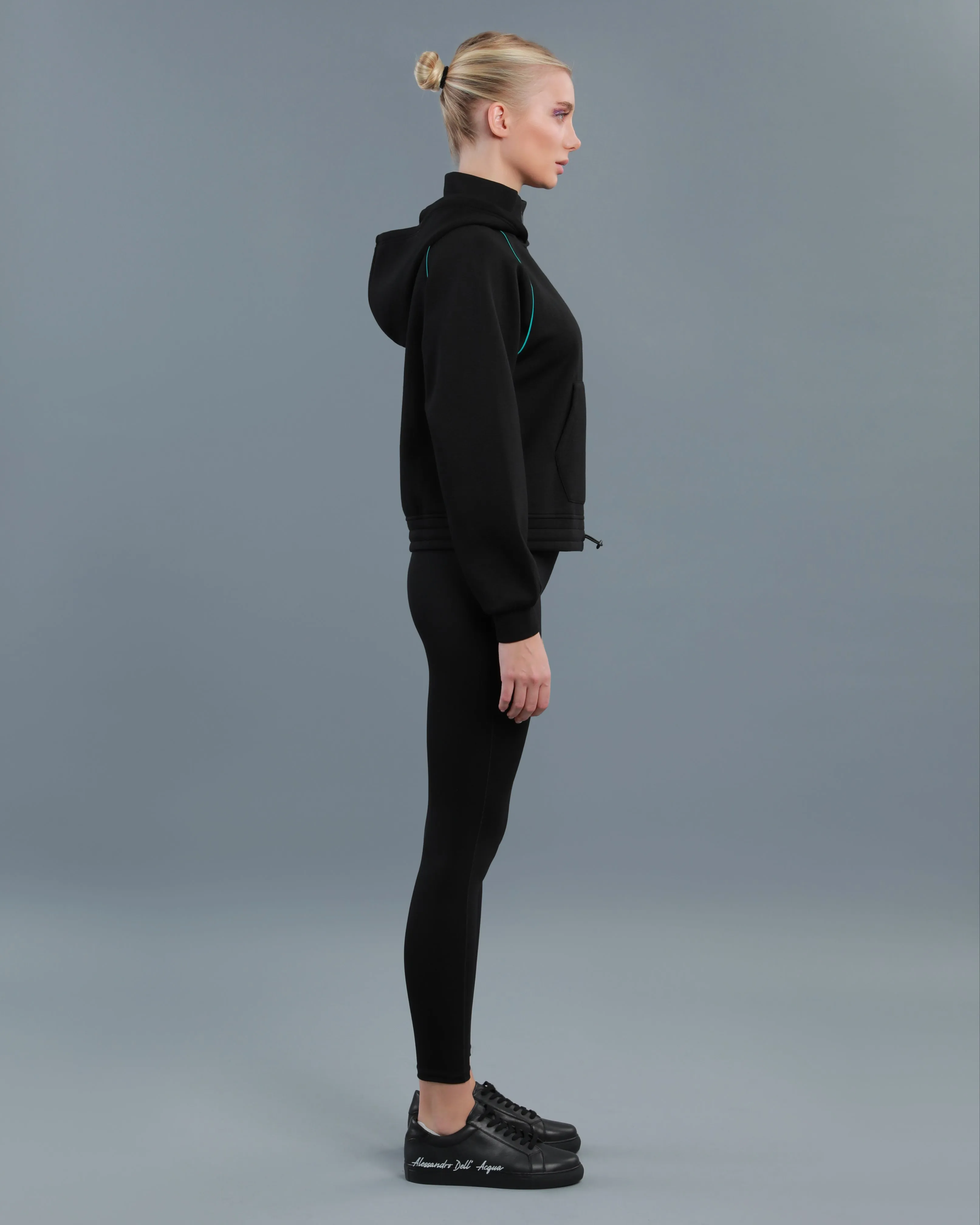Contrast Logo Band Leggings