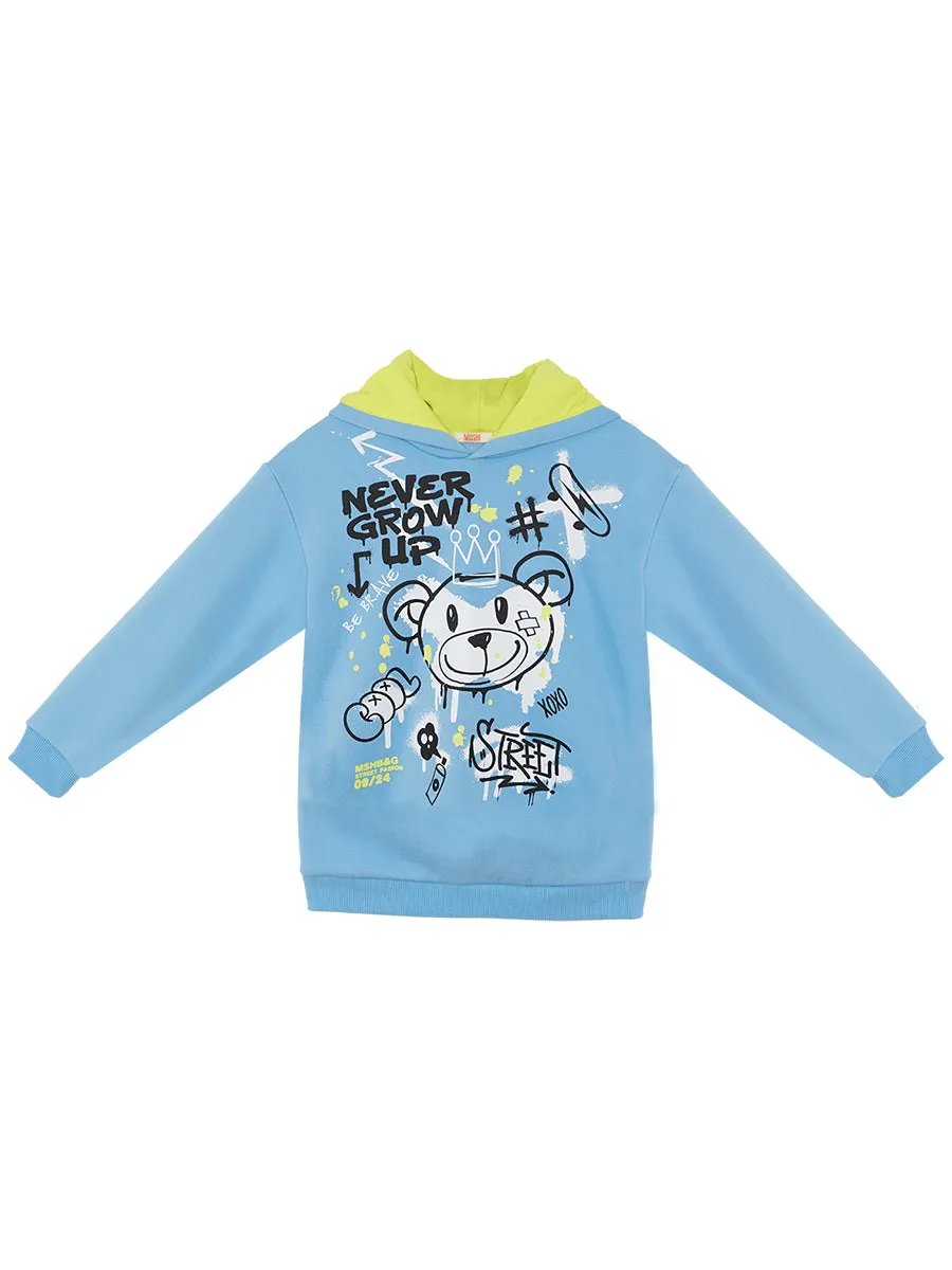 cool bear erkek çocuk sweatshirt
