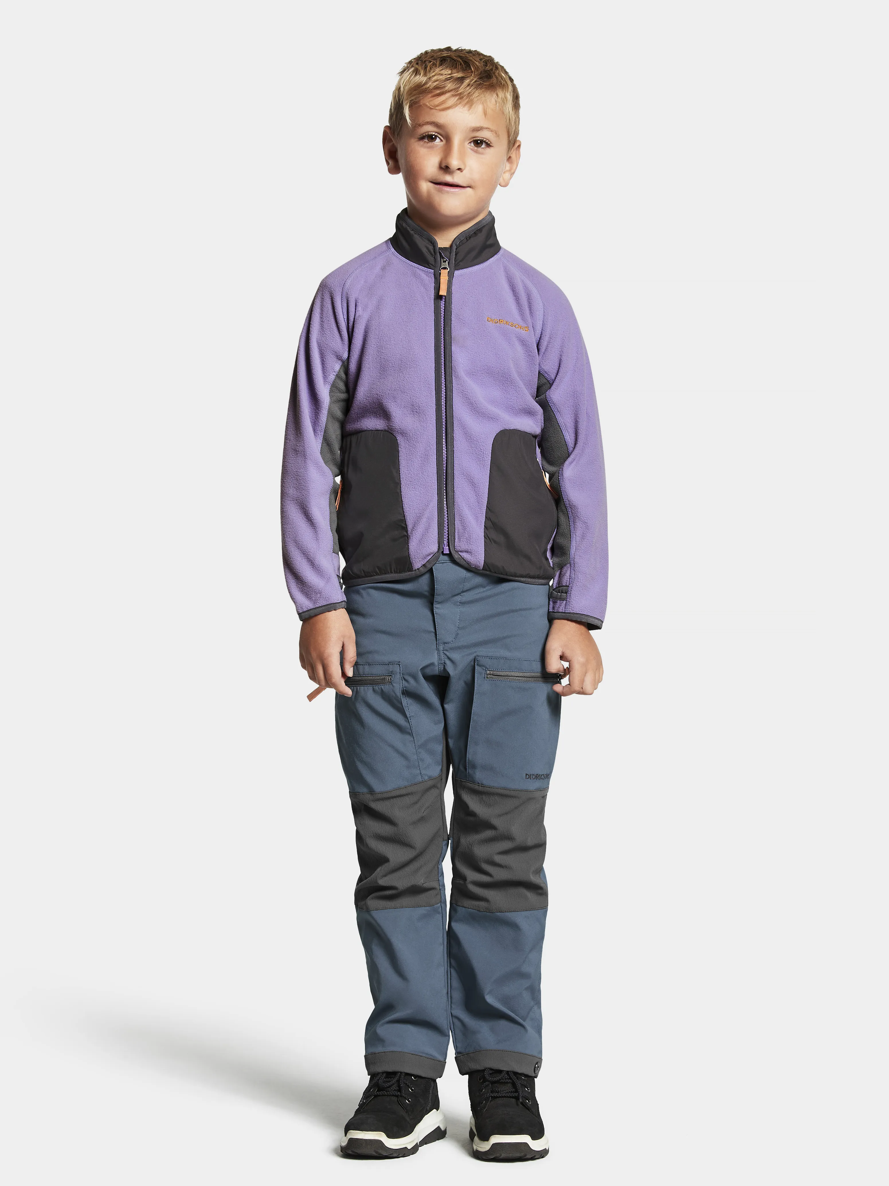 Didriksons Kids&#x27; Ljung Full Zip Jacaranda Purple | Buy Didriksons Kids&#x27; Ljung Full Zip Jacaranda Purple here | Outnorth