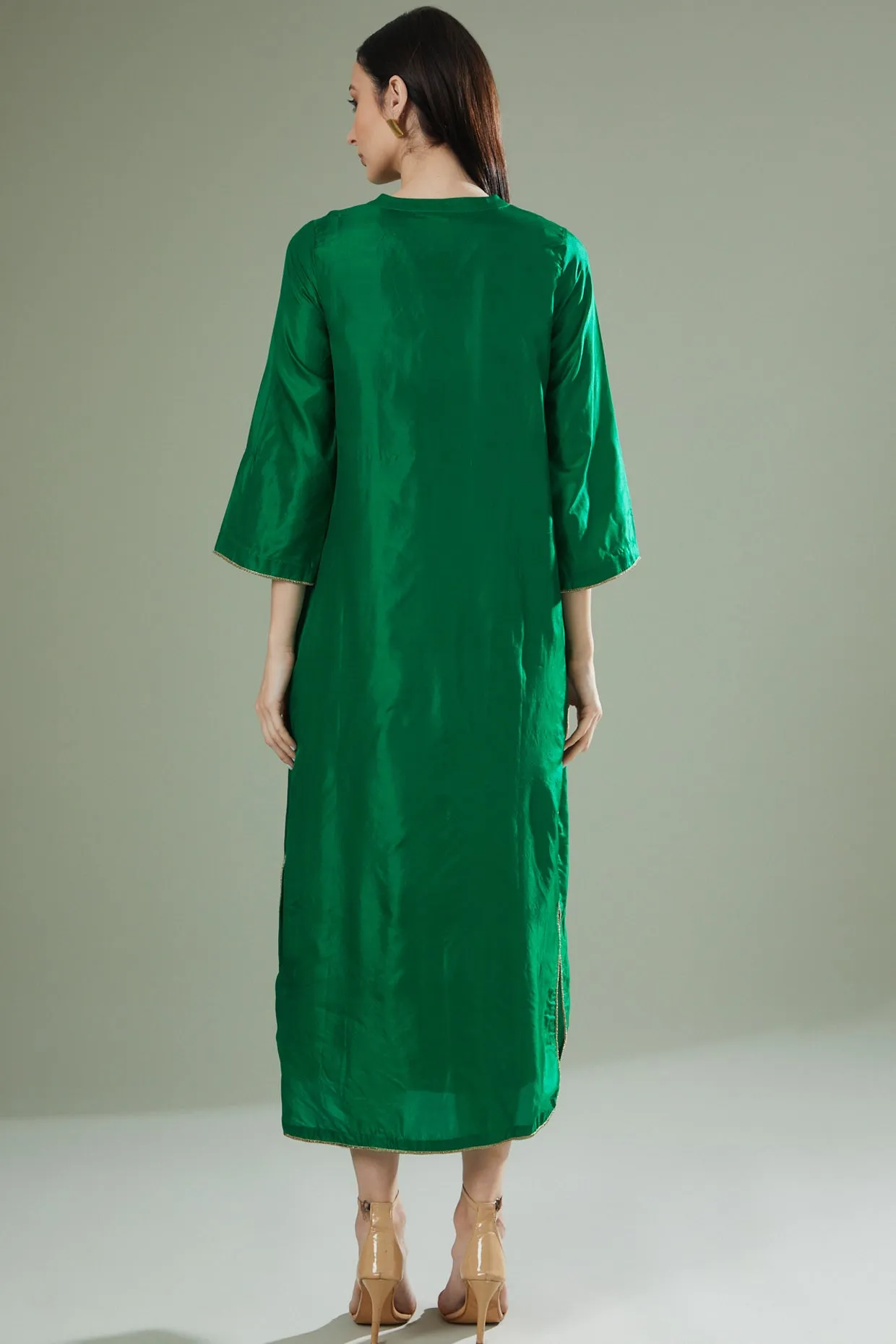 Emerald Fusion Long Kurta