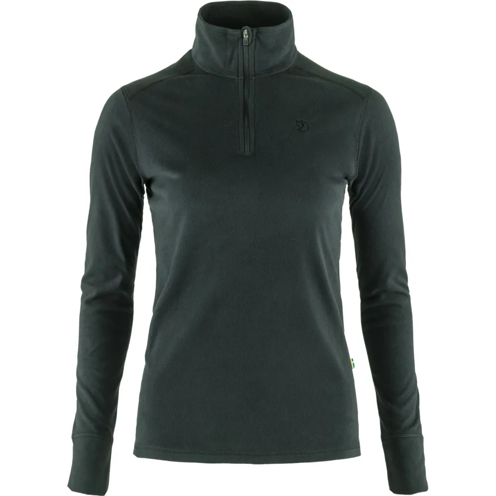 Fjällräven Women&#x27;s Skare Half Zip Black | Buy Fjällräven Women&#x27;s Skare Half Zip Black here | Outnorth