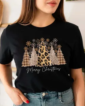 Fun Christmas tree casual T-shirt