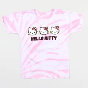Girls Cotton T-Shirt Character - Tie and Dye