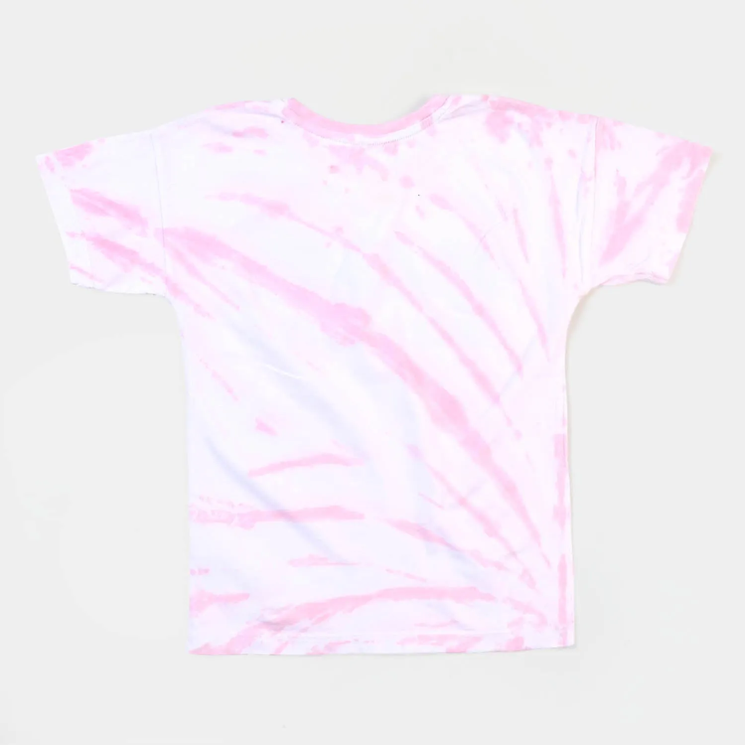 Girls Cotton T-Shirt Character - Tie and Dye