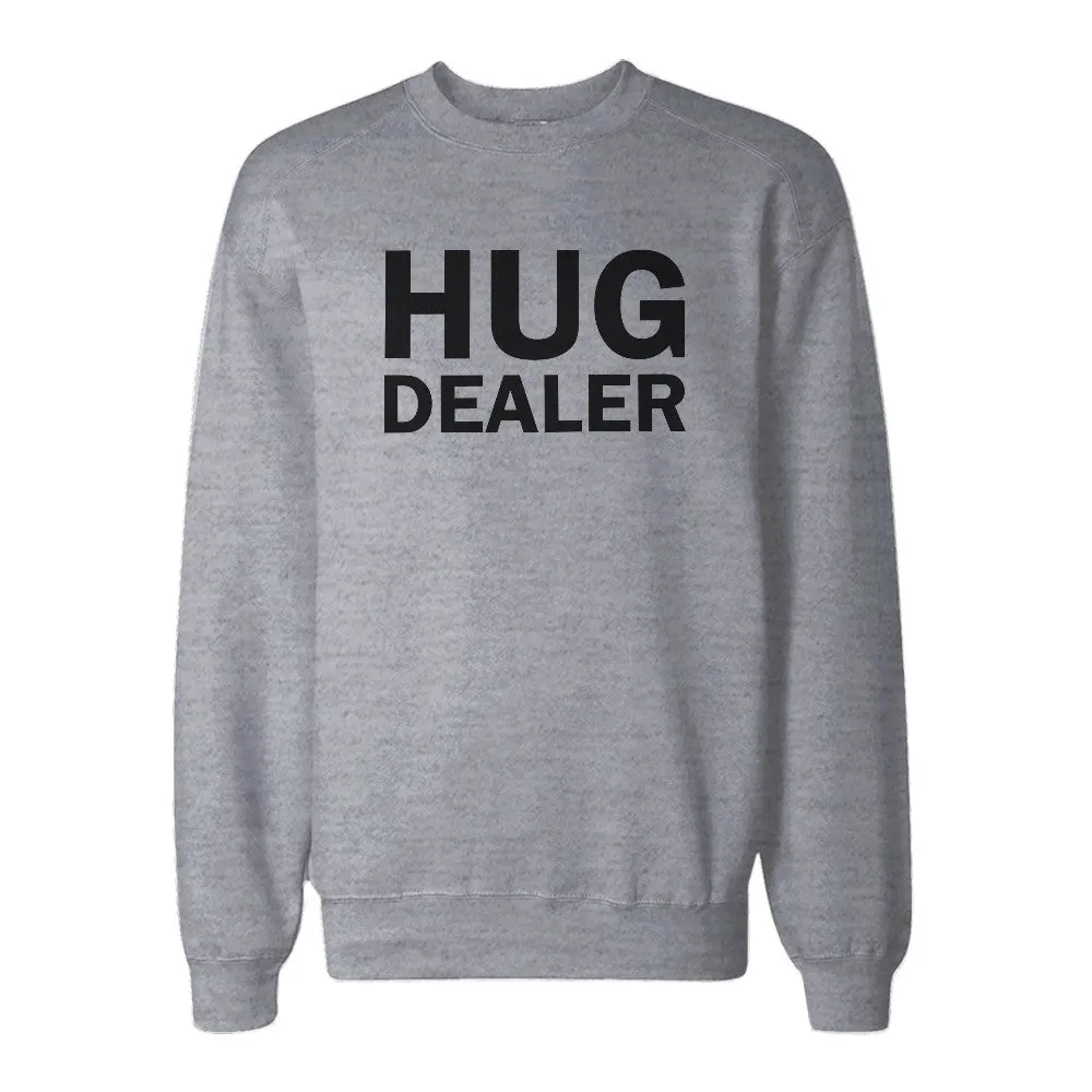 Hug Dealer Cute Sweatshirt Back To School Unisex Sweat Shirt