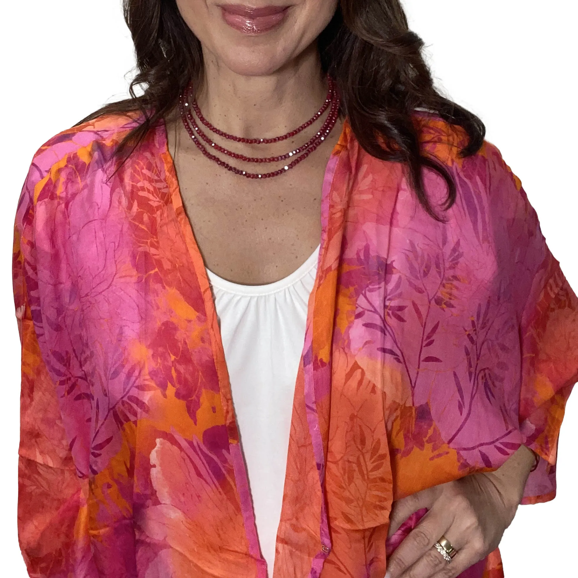 Kimono - Fuchsia Sunset -