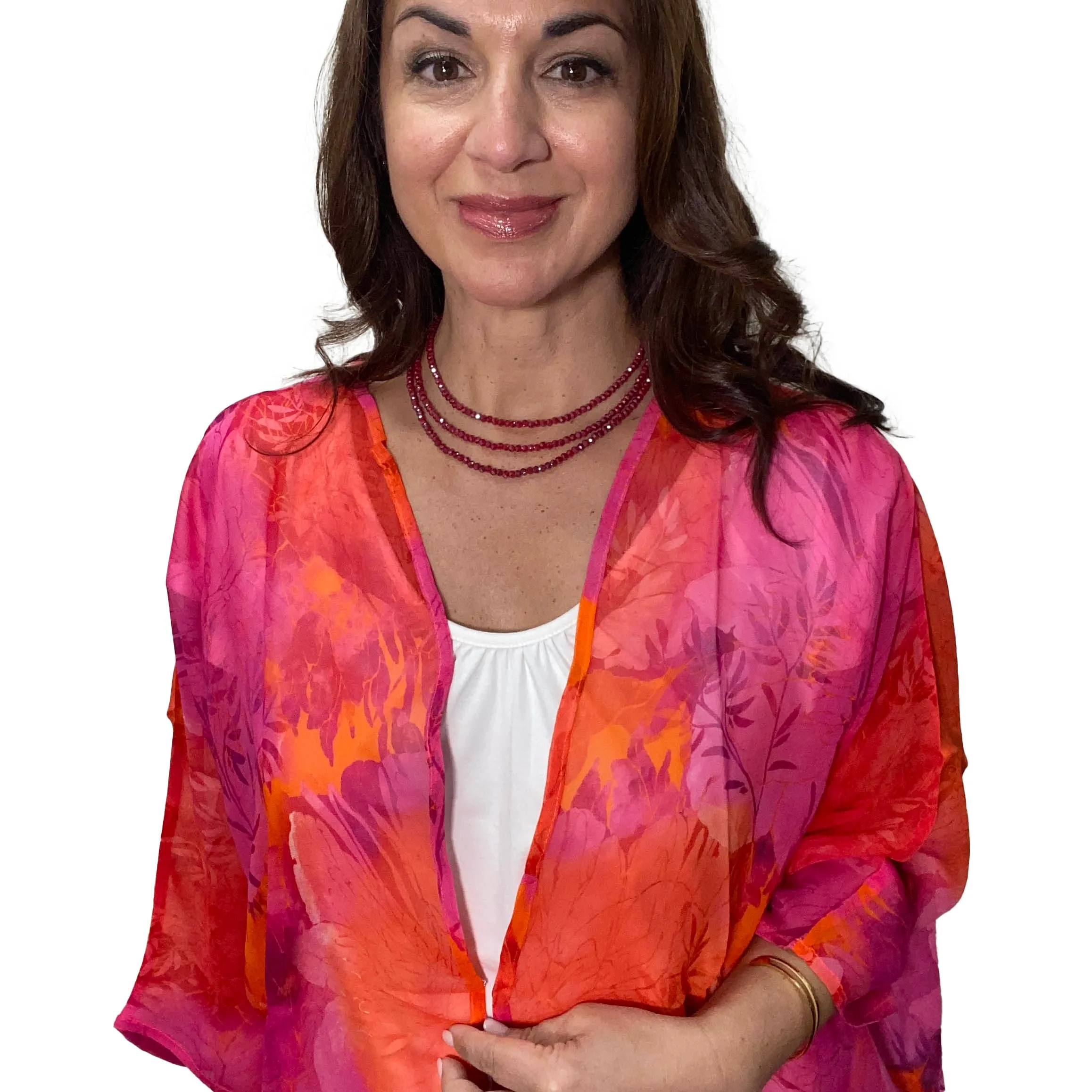 Kimono - Fuchsia Sunset -