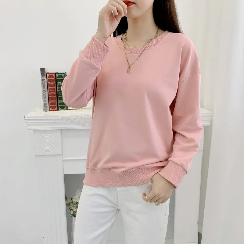 Korean Loose Lazy Plus Size Sweatshirt Women Trendy Niche ins Outerwear
