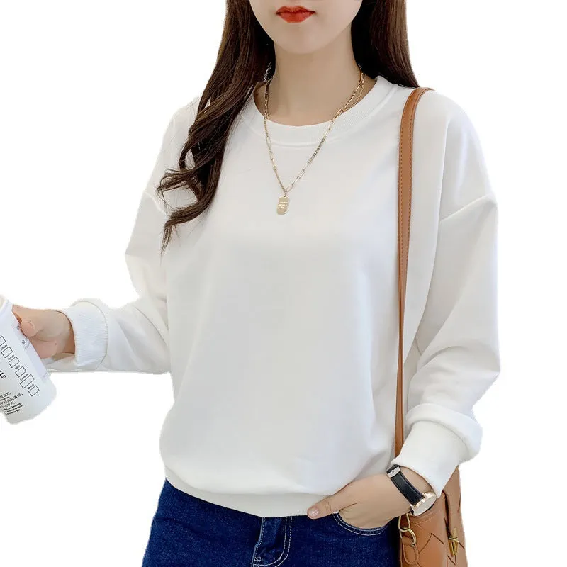 Korean Loose Lazy Plus Size Sweatshirt Women Trendy Niche ins Outerwear