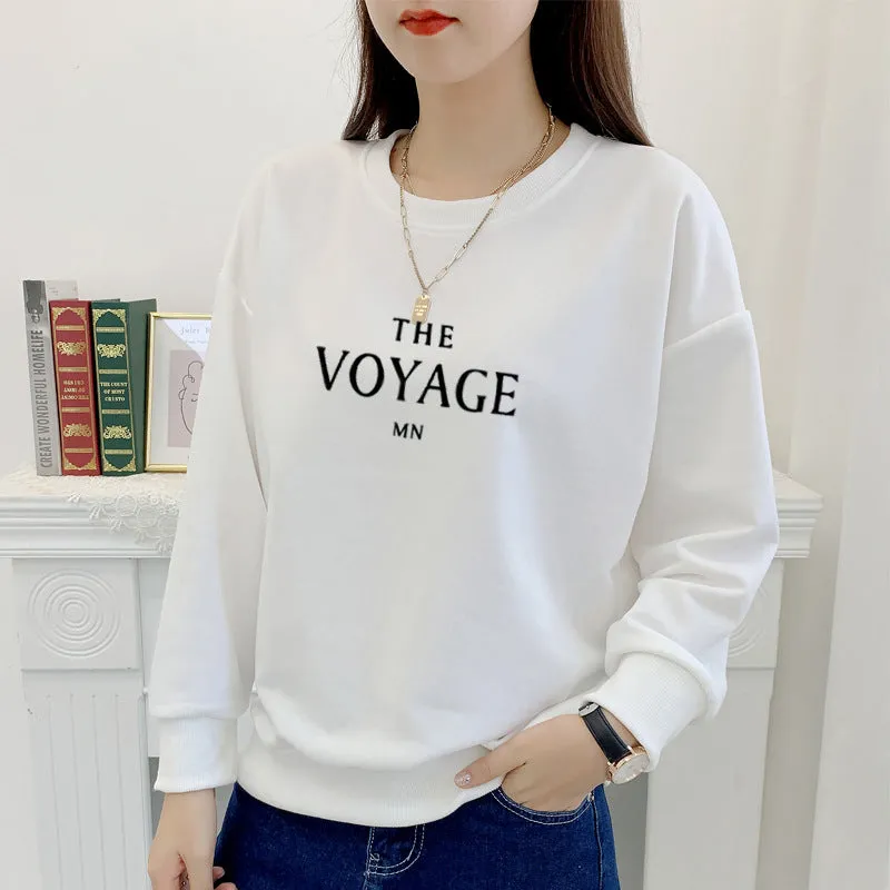 Korean Loose Lazy Plus Size Sweatshirt Women Trendy Niche ins Outerwear