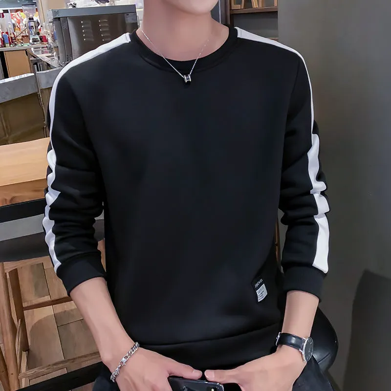 Long Sleeved Summer Sweatshirt Round-Neck Loose Trendy Stylish Tops Outerwear