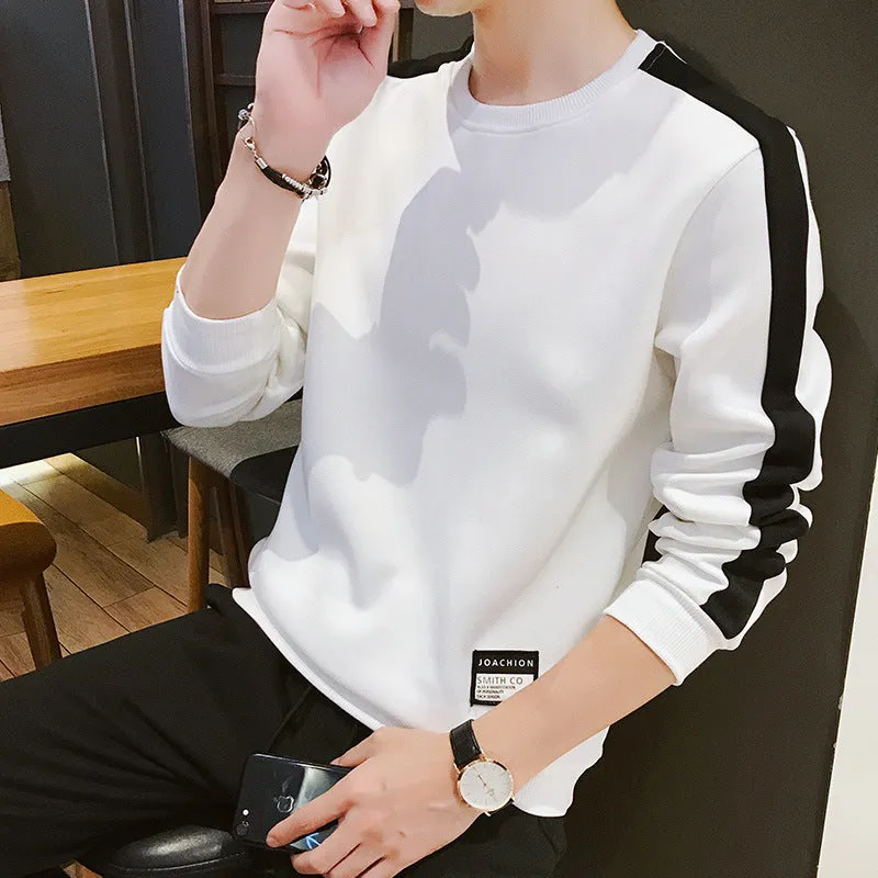 Long Sleeved Summer Sweatshirt Round-Neck Loose Trendy Stylish Tops Outerwear