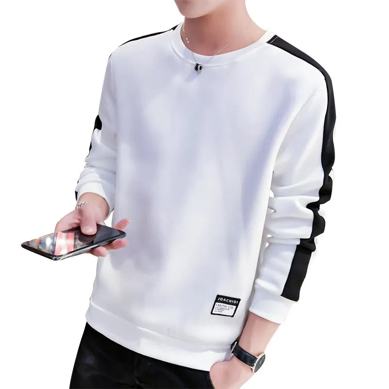 Long Sleeved Summer Sweatshirt Round-Neck Loose Trendy Stylish Tops Outerwear