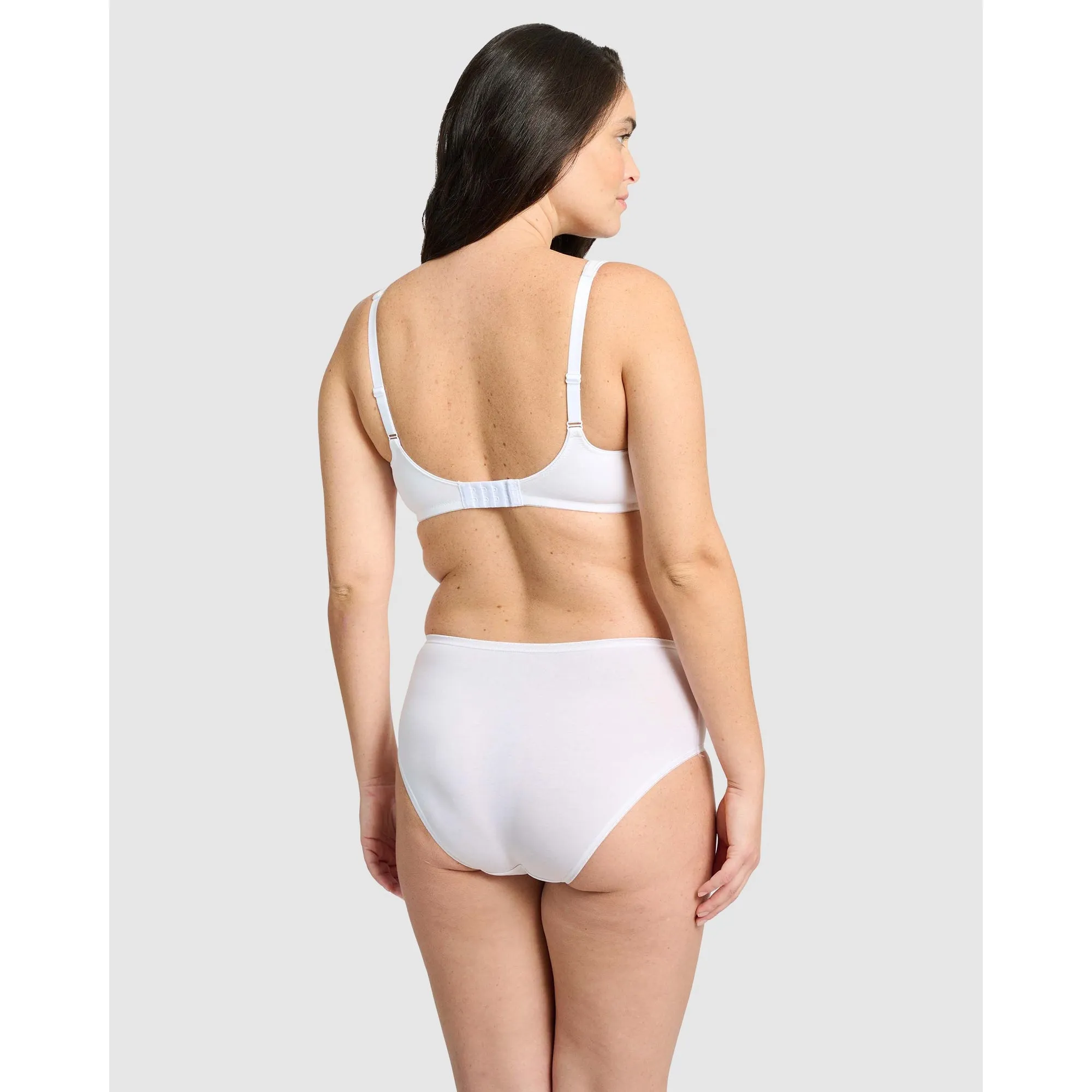 Lucie Organic Cotton Wide Strap Wirefree Bra