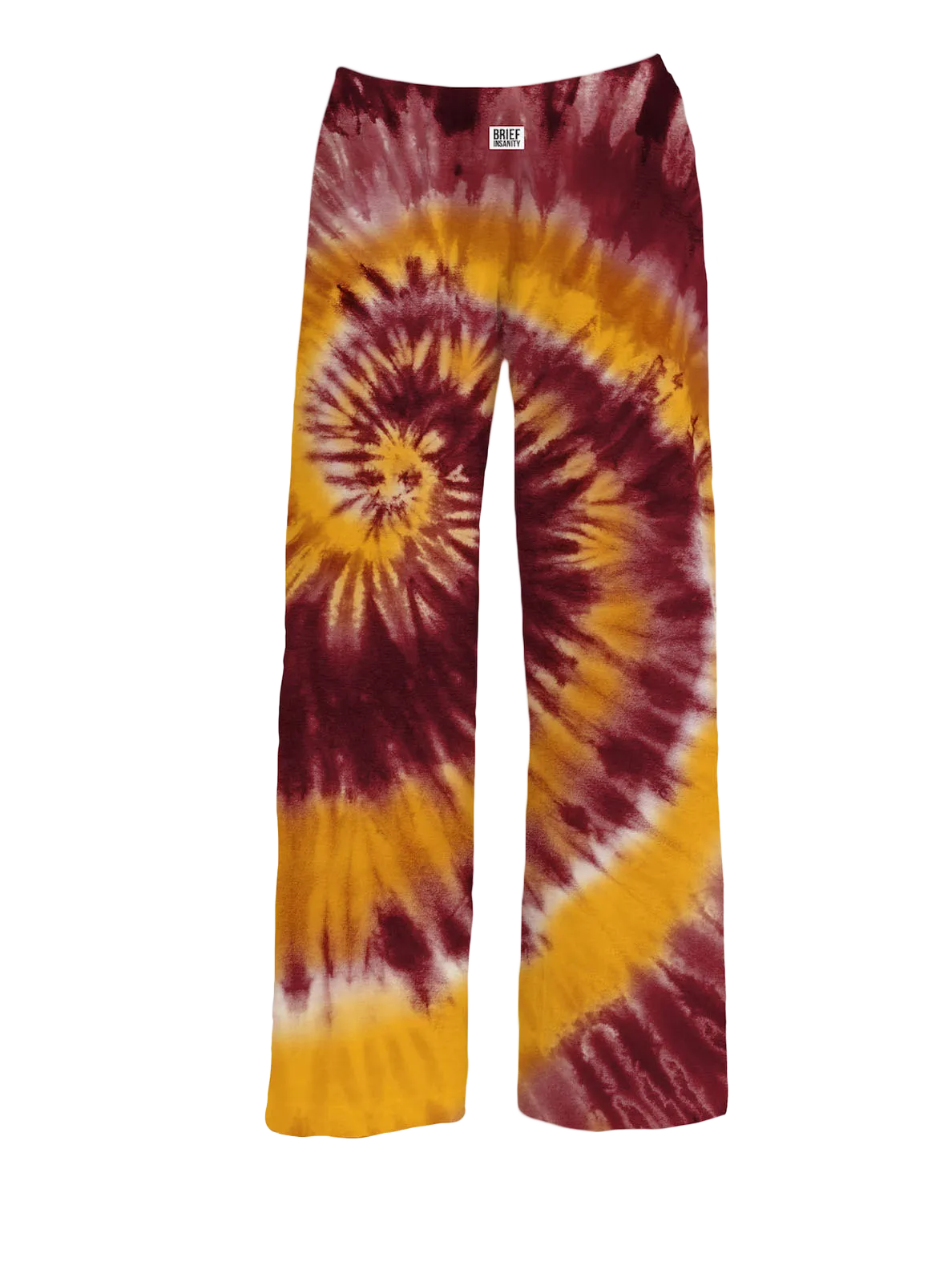 Maroon & Gold Tie Dye Lounge Pants