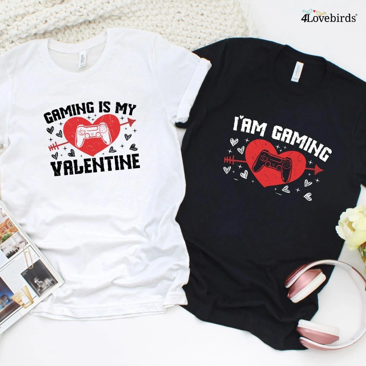 Matching Set: Gaming is My Valentine Gift for Couples - Geek Couple Outfits