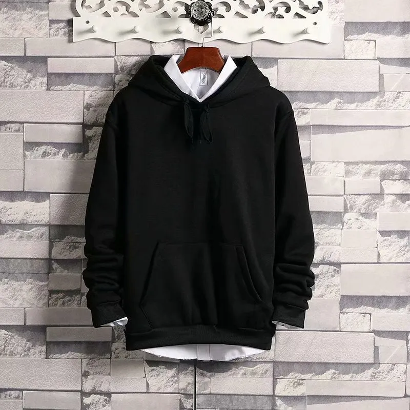 Men Hooded Hong Kong Loose Trendy Sweatshirt