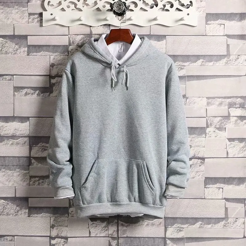 Men Hooded Hong Kong Loose Trendy Sweatshirt