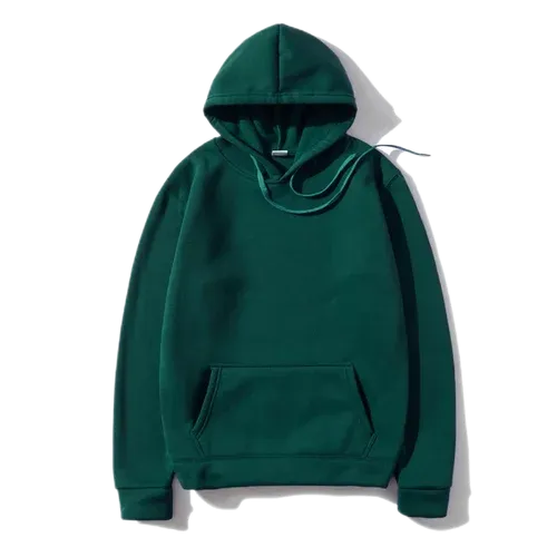 Men's and Women's Solid Color Pocket Hoodies