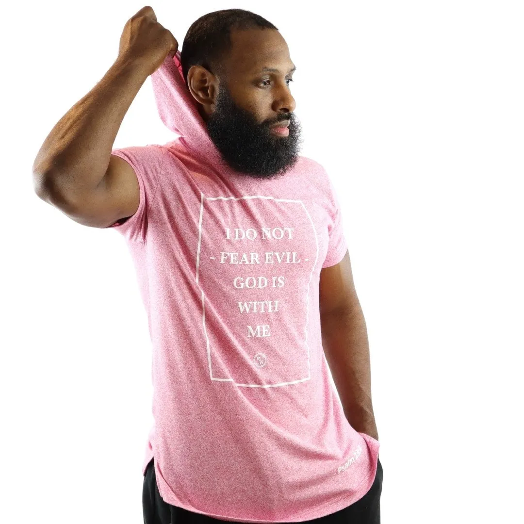 Men's Psalm 23:4 Active Short Sleeve Hoodie