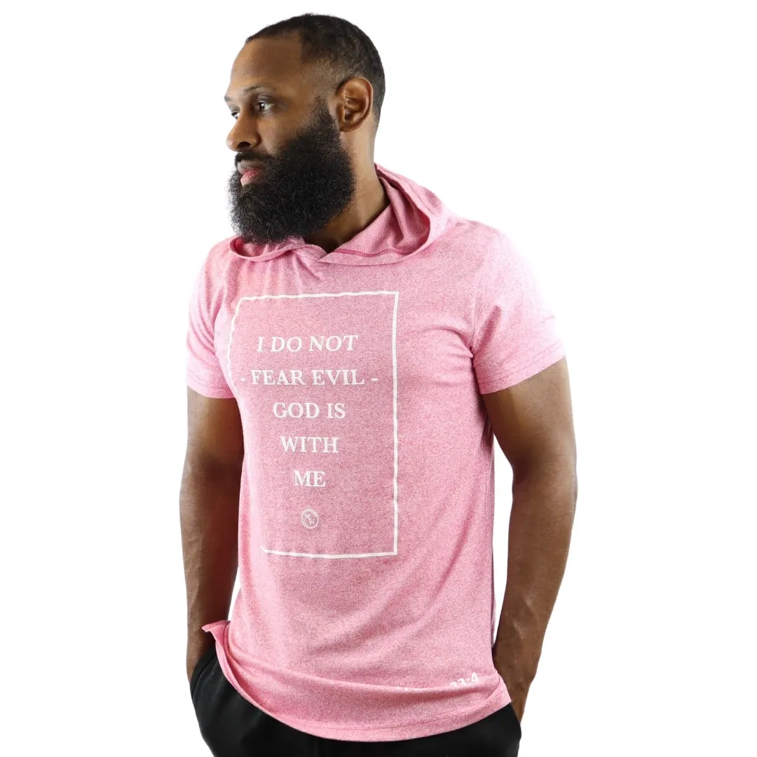 Men's Psalm 23:4 Active Short Sleeve Hoodie