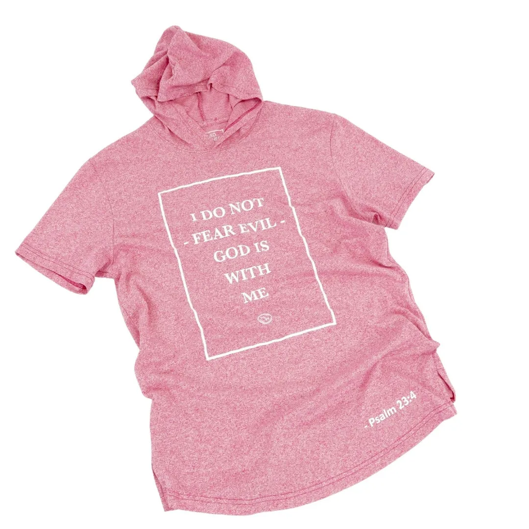 Men's Psalm 23:4 Active Short Sleeve Hoodie