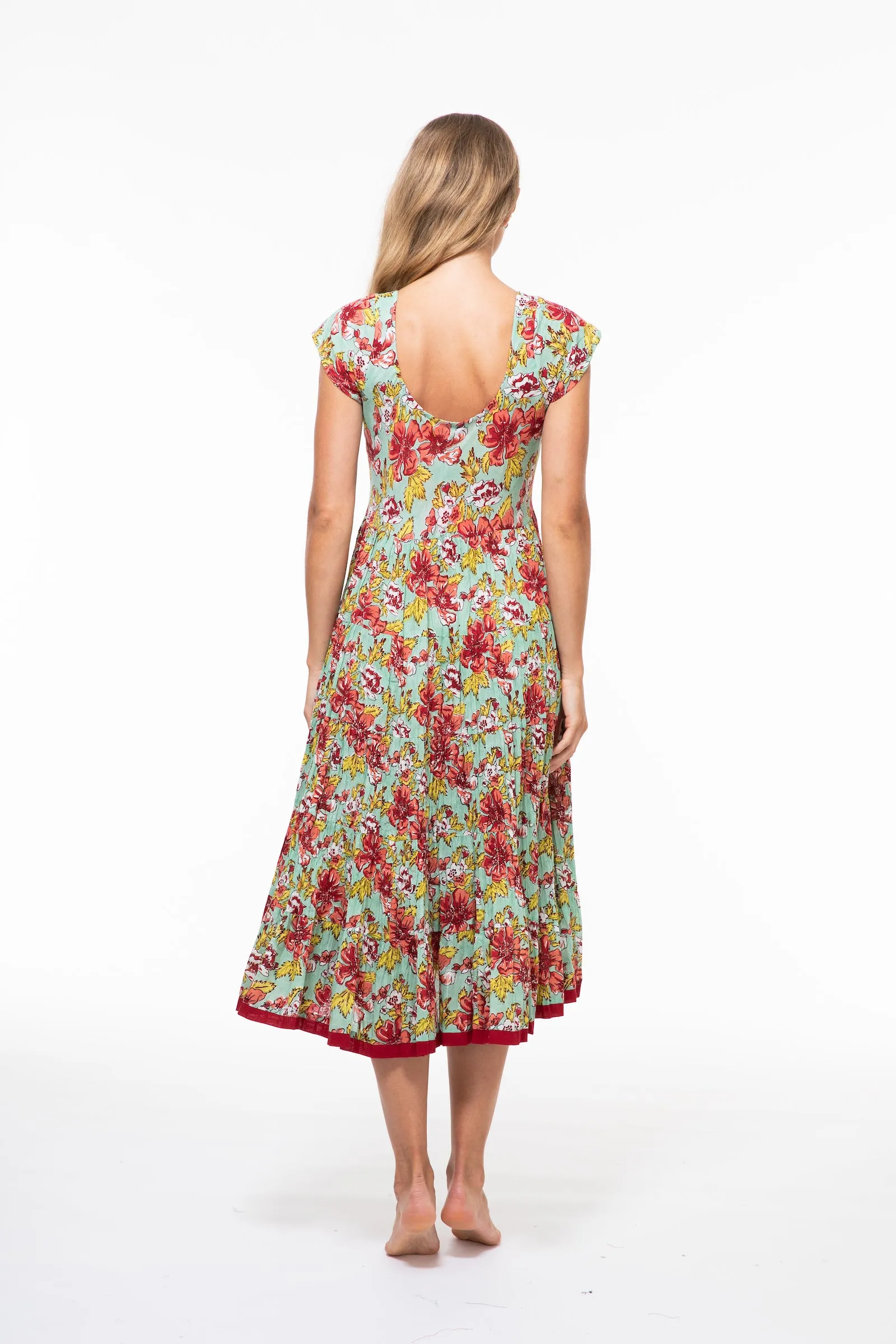 New Amber Dress Hand Block Printed Pure Cotton SS23