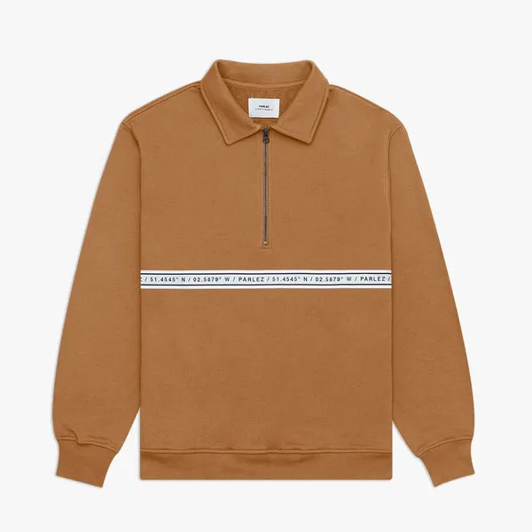 Parlez Payne 1/4 Zip - Brown
