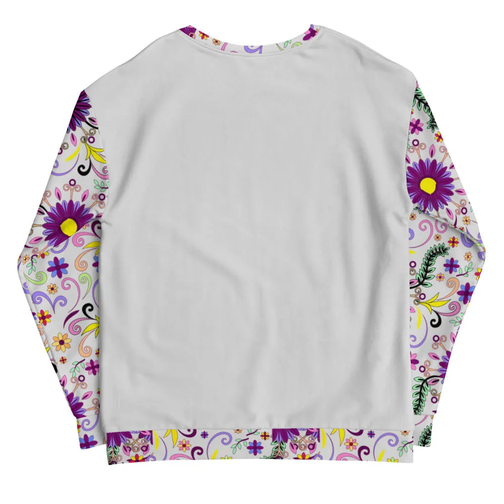 Pencil boy flowers  Unisex Sweatshirt