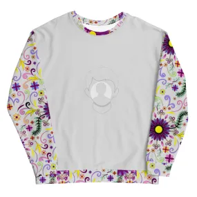 Pencil boy flowers  Unisex Sweatshirt