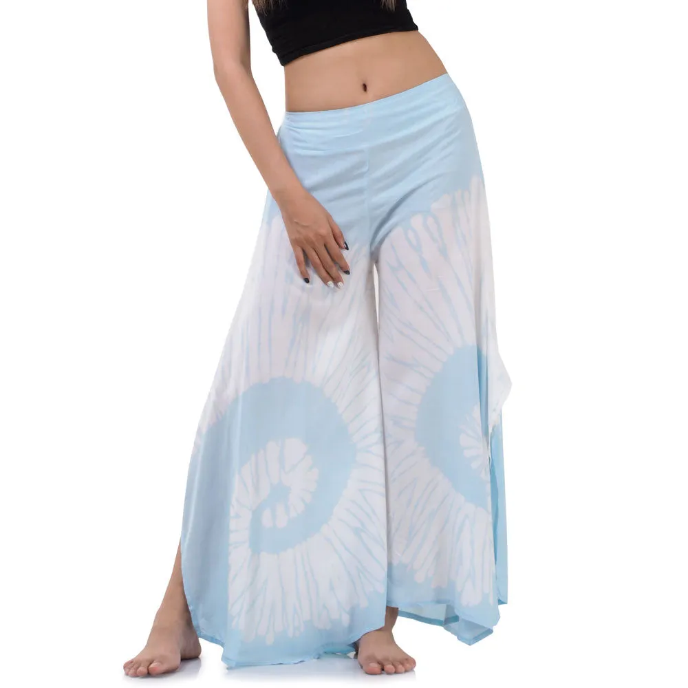 Radiant Red Hippie Tie Dye Palazzo Pants