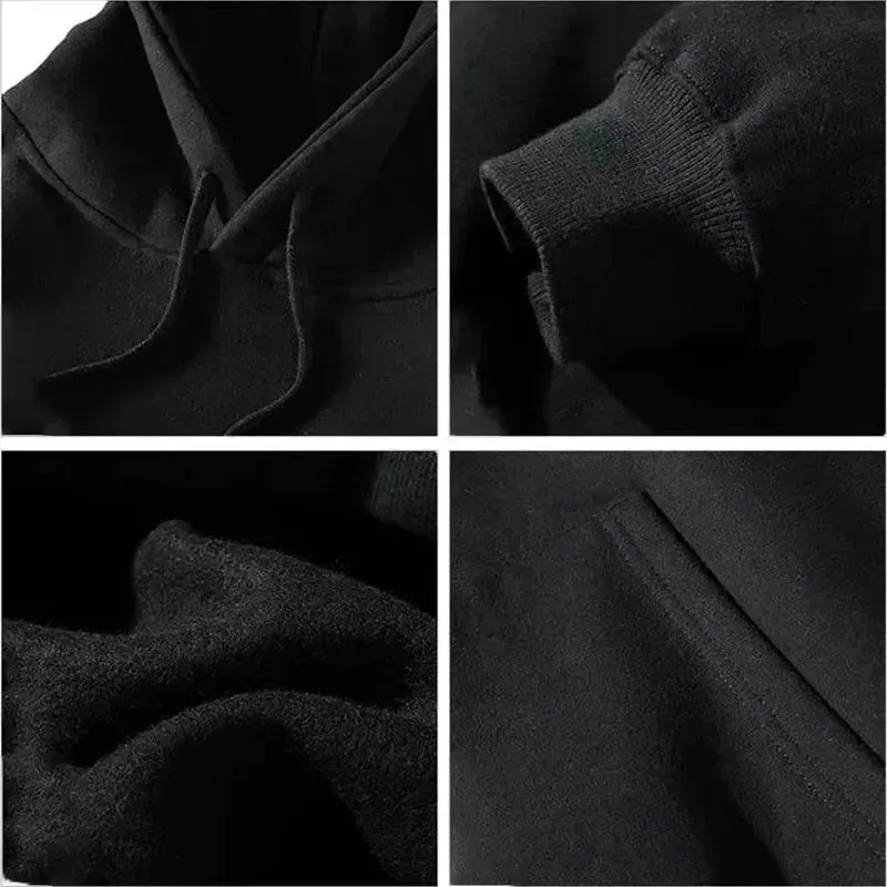 Riolio Trendy European Wood Cotton Hooded Sweatshirt Casual Loose Fit Sweatshirts Looose Clothing Tees Sweatshirts Hoodies Y2K top
