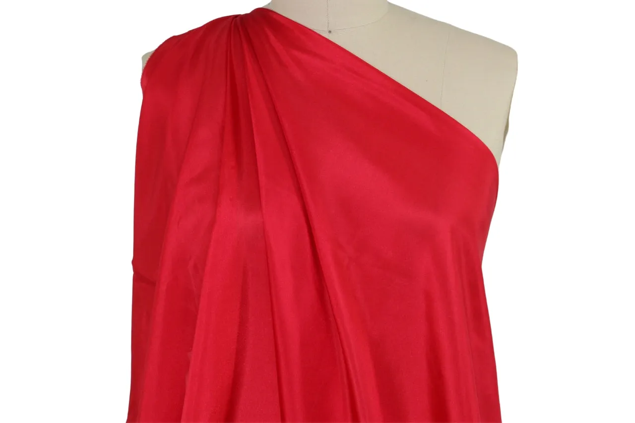 Silk Habotai - Firecracker Red