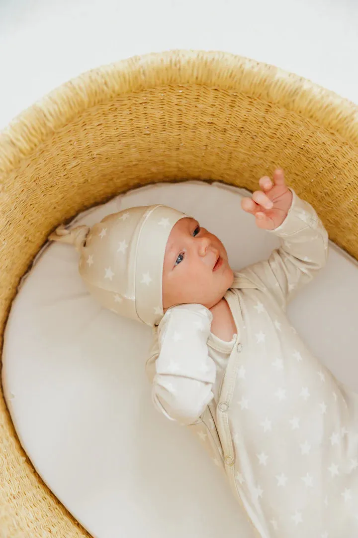 Twinkle Top Knot Hat