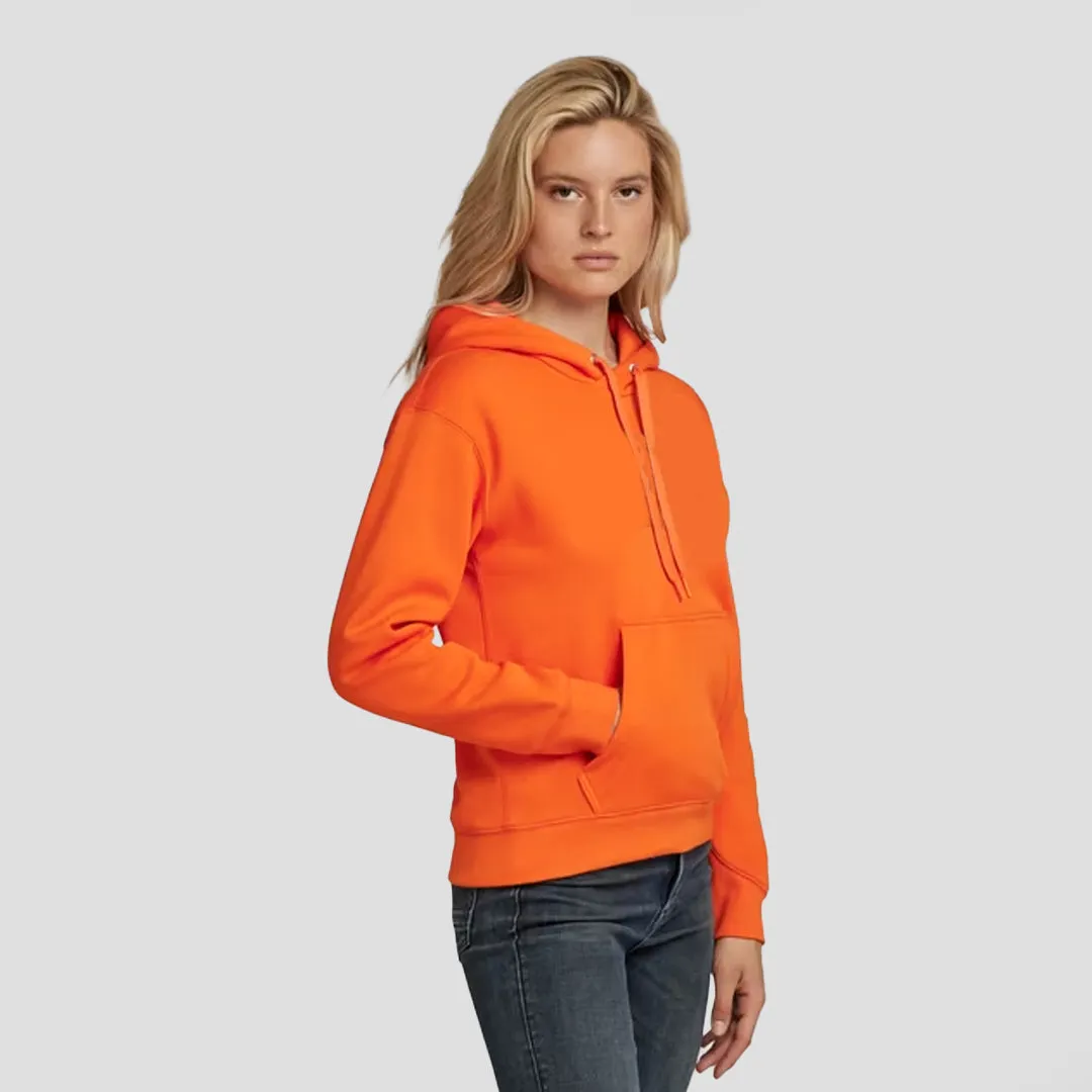 Unisex Premium Fleece - Plain Orange Hoodie
