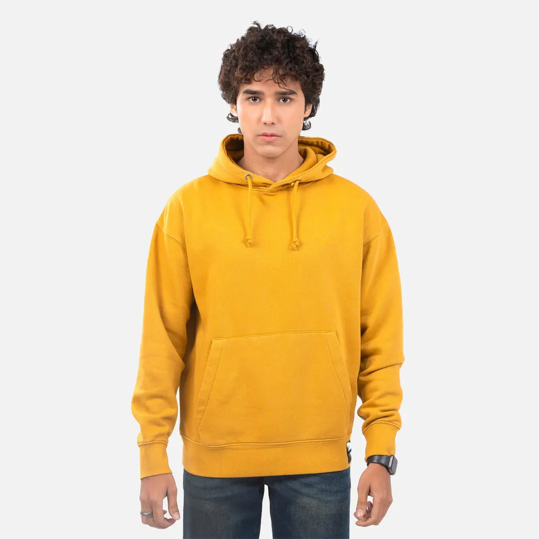 Unisex Premium Fleece - Plain Yellow Hoodie