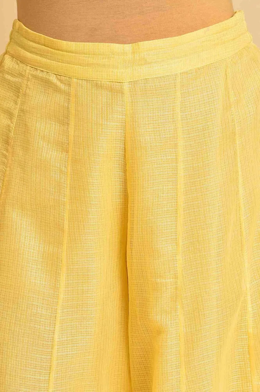 W for Woman Women's Regular Divided Skirt (23FEW62452-219526_Light Yellow_S)